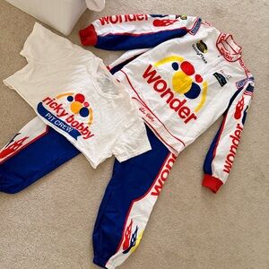 RICKY BOBBY AND WIFE-Wonder Racing Suit and T-Shirt Set